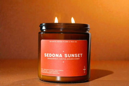 SEDONA SUNSET - Dragonfruit, Cactus, Peach Candle