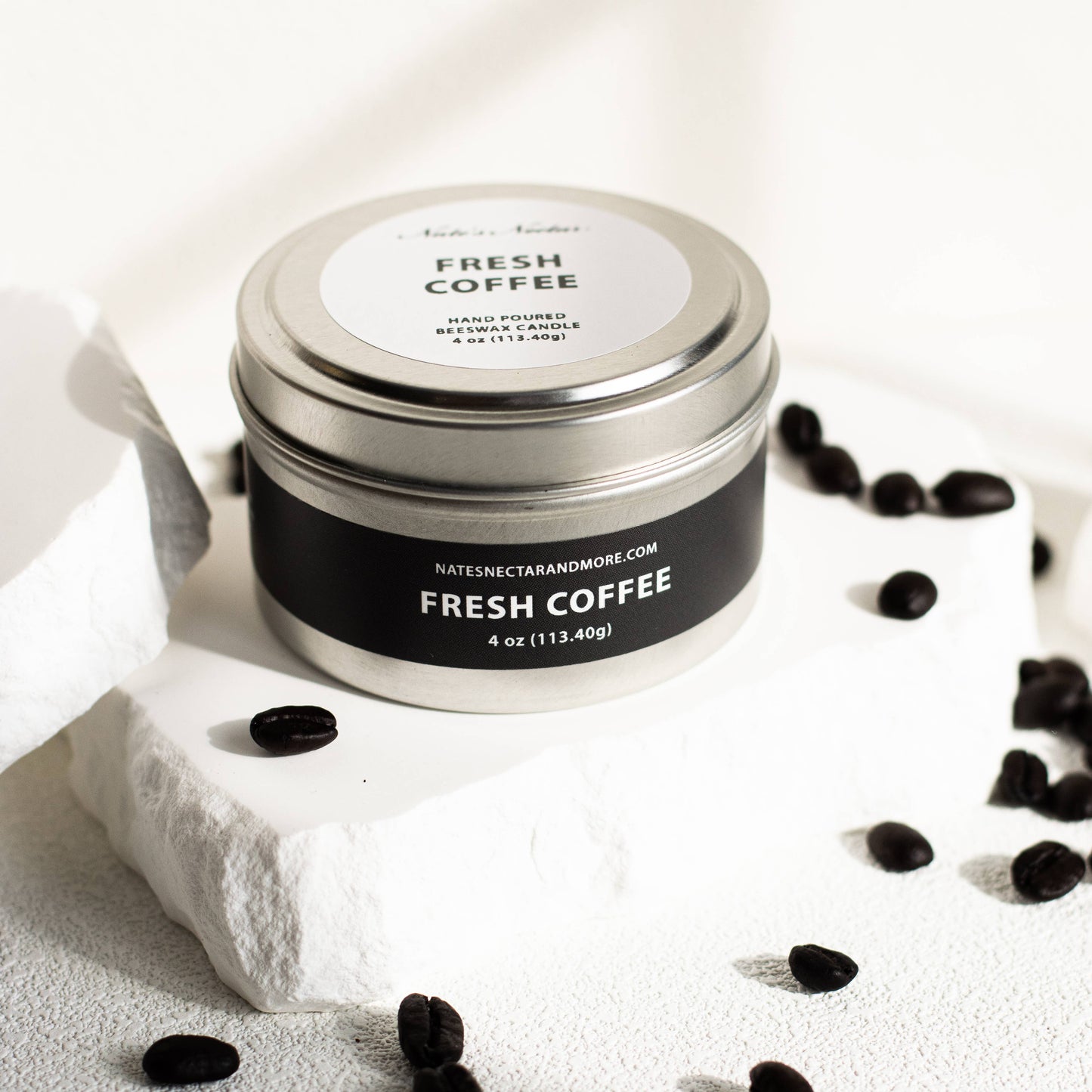 Fresh Coffee Beeswax Candle