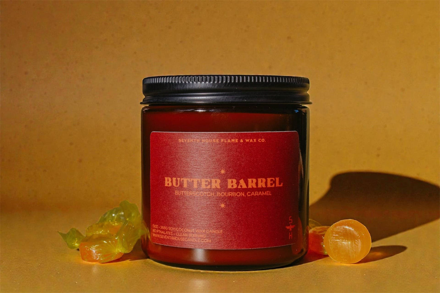BUTTER BARREL - Butterscotch & Bourbon Candle