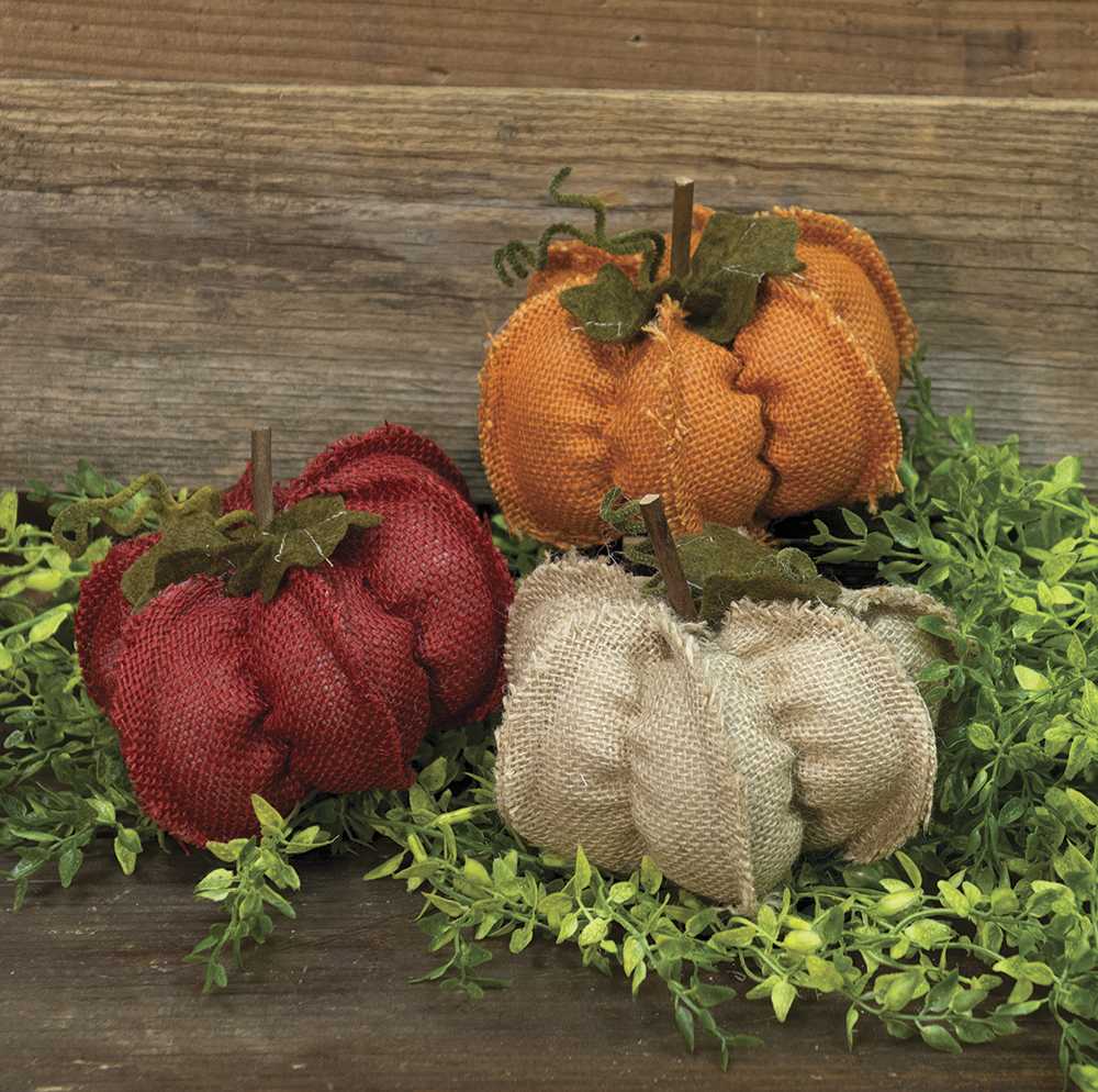 Small Fabric Pumpkin