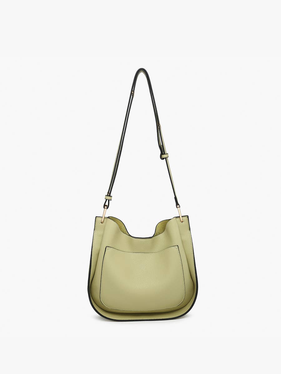 Ramona Crossbody w/ Large Back Pocket: FERN