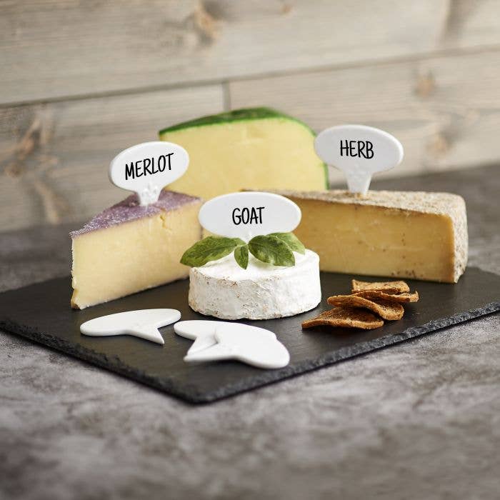 Maison Du Fromage Cheese Marker With Pen, 6-Piece Set