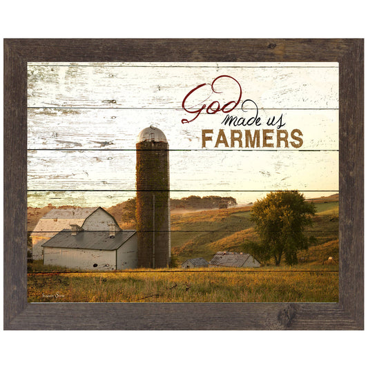 God Made Us Farmers 13" x 16"