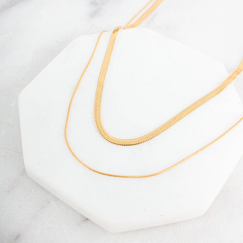 Brooke Layered Chain Gold