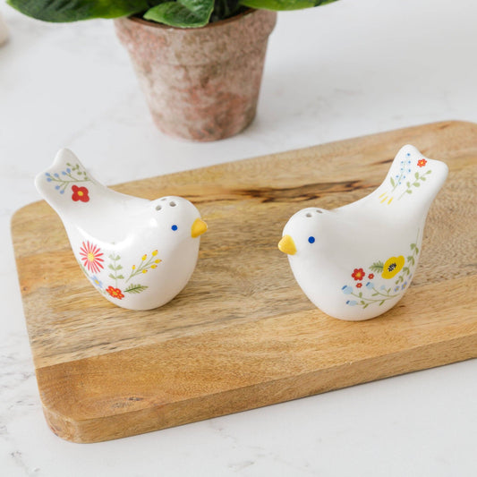 Scattered Petals Salt And Pepper Shakers Pair