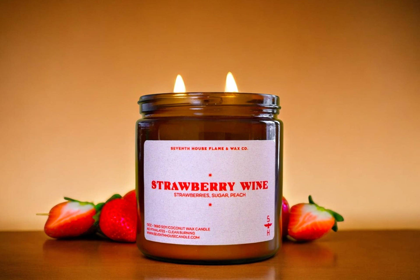 STRAWBERRY WINE - Strawberries & White Wine Candle