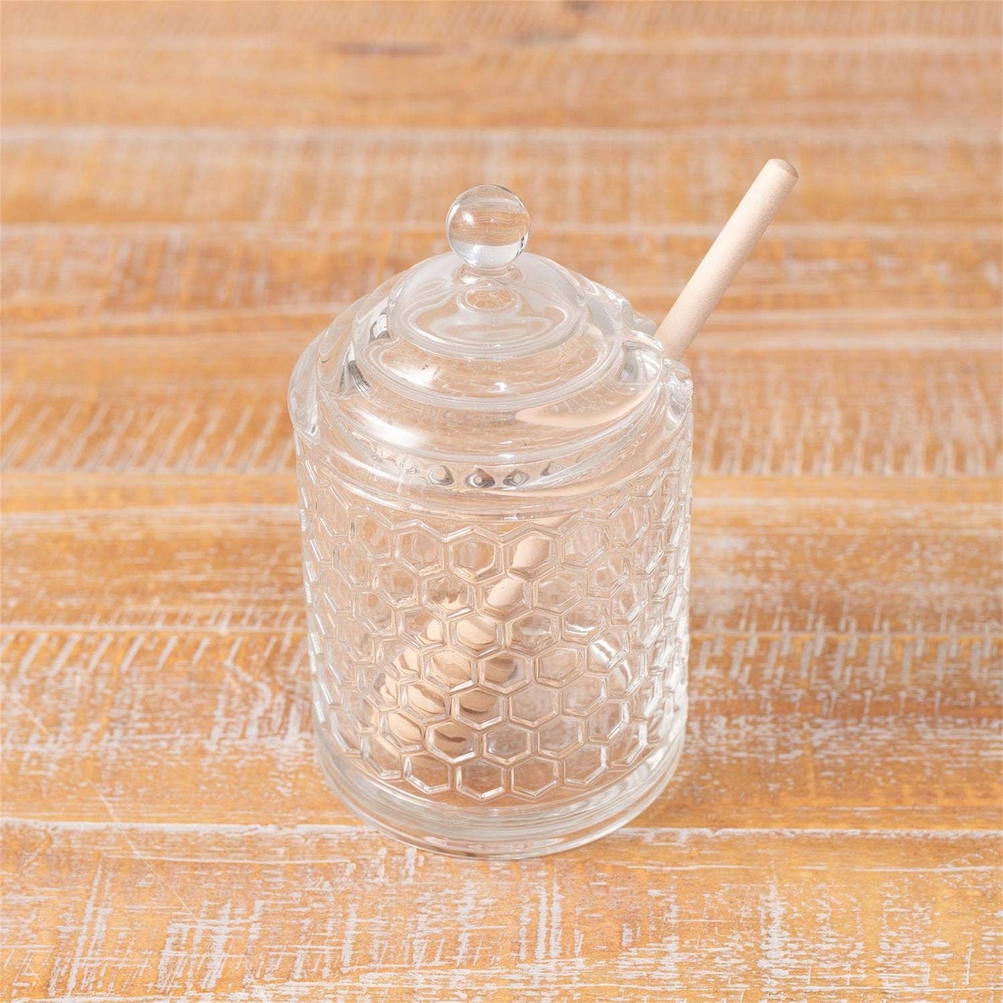 Glass Honey Jar with Dipper