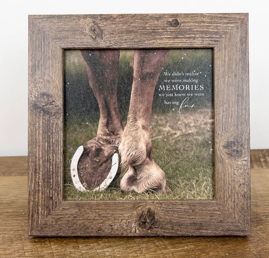 We Didn't Realize We Were Making Memories 8" x 8"
