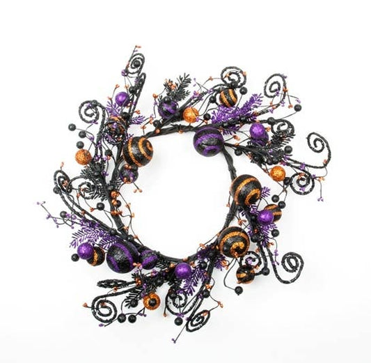 WHIMSICAL GLITTERED WREATH