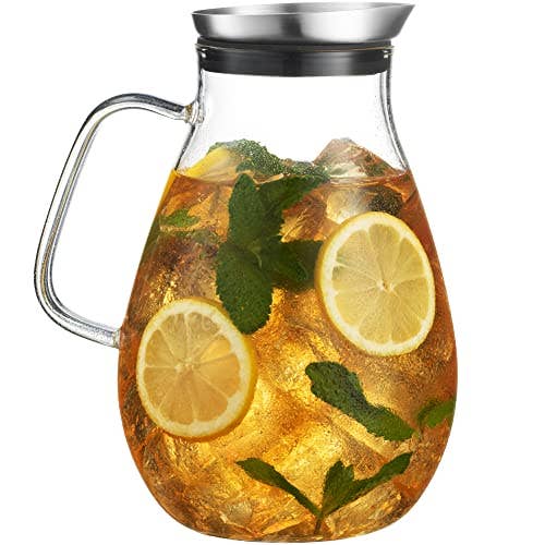 Mitbak - Glass Pitcher with SS Lid, 2.5L