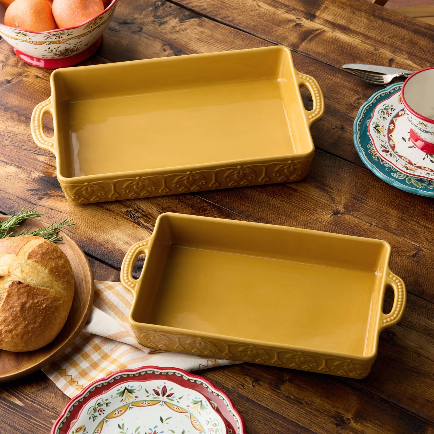 Provence Large Rectangular Baker 16in x 10.25in