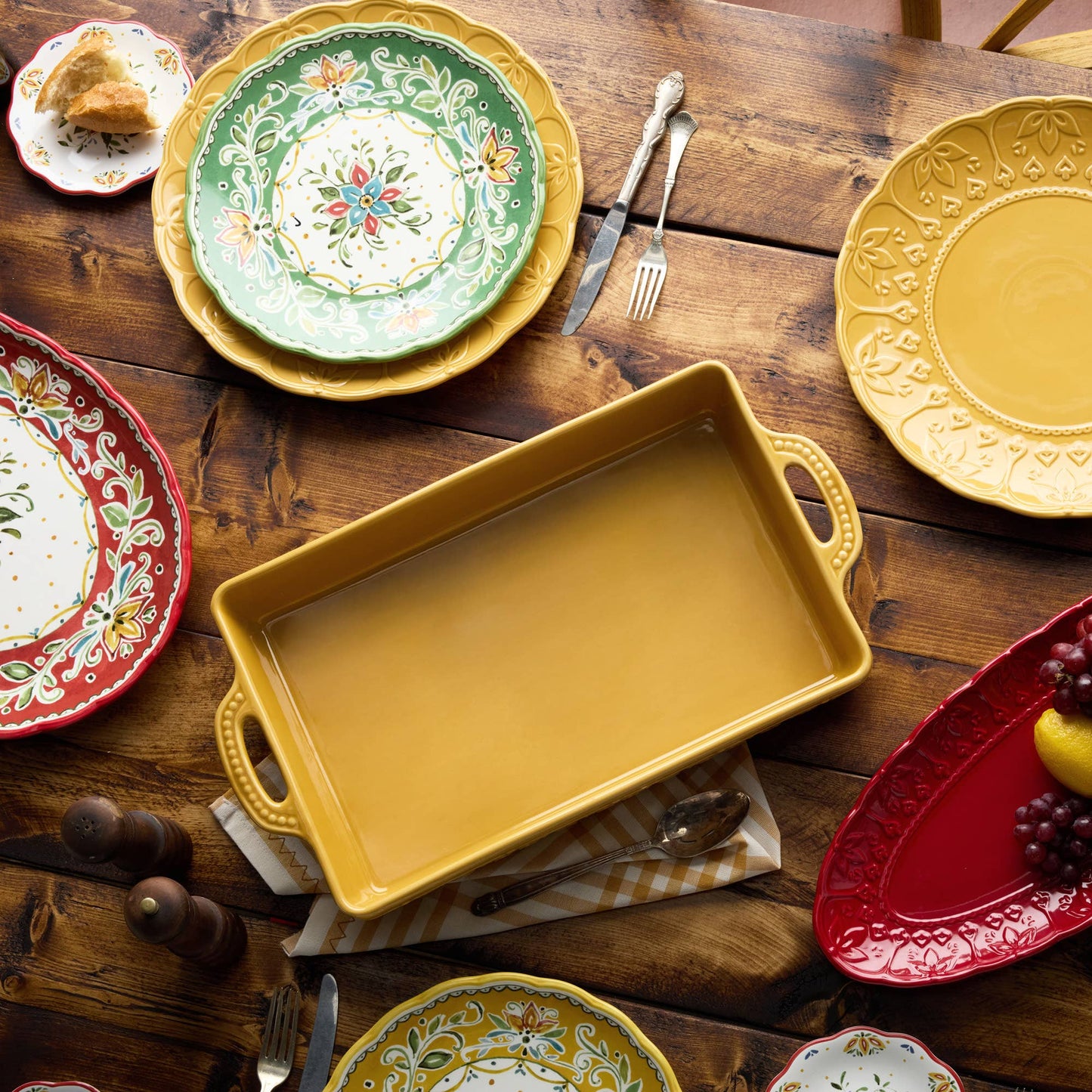 Provence Large Rectangular Baker 16in x 10.25in