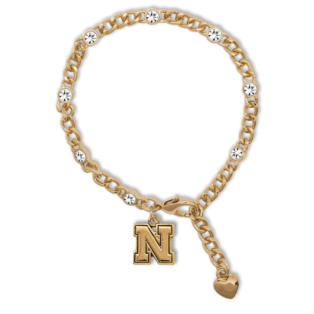 Nebraska Huskers Lydia Gold Bracelet