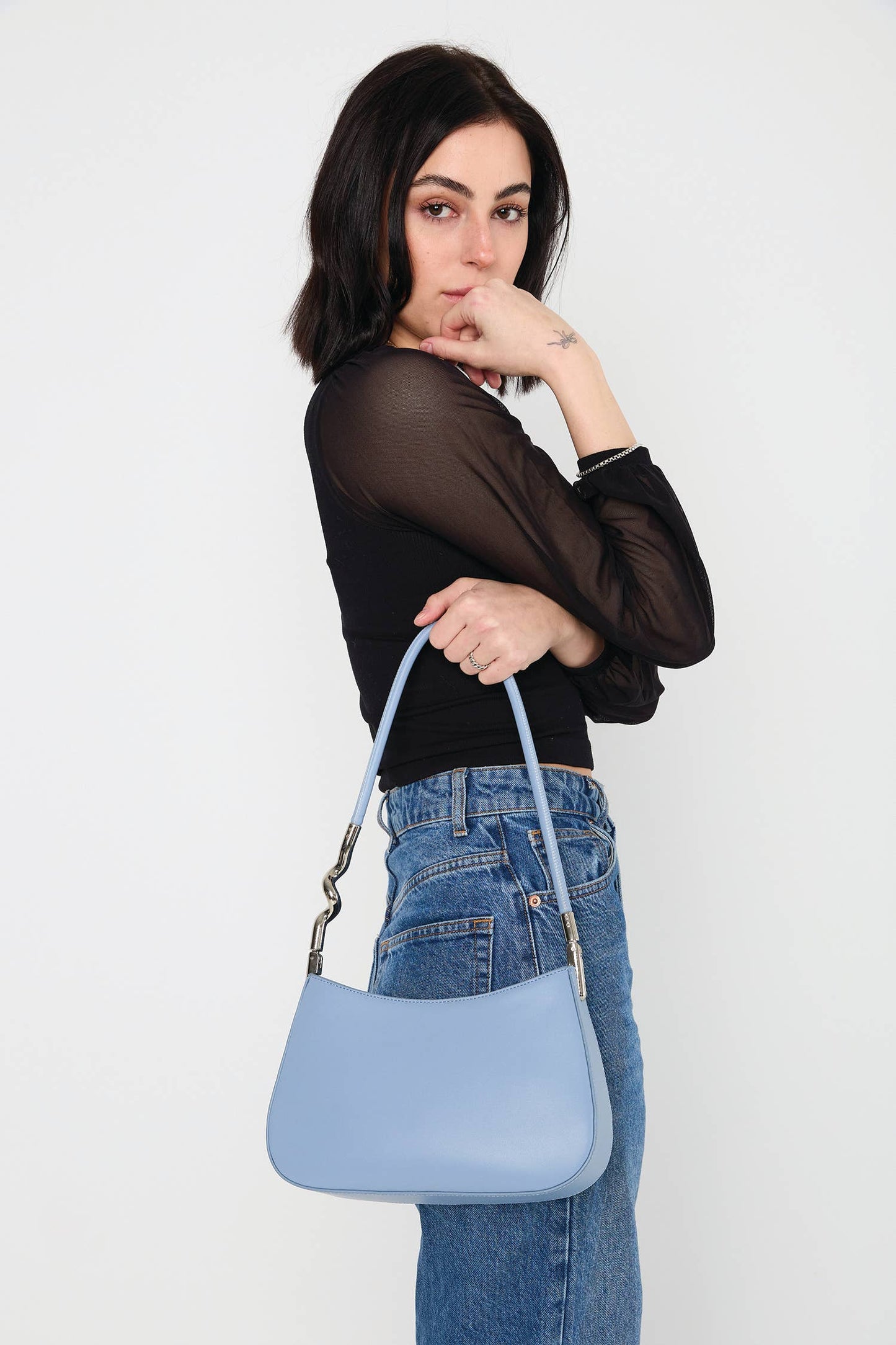 Vancouver Saddle/Shoulder Bag: Black