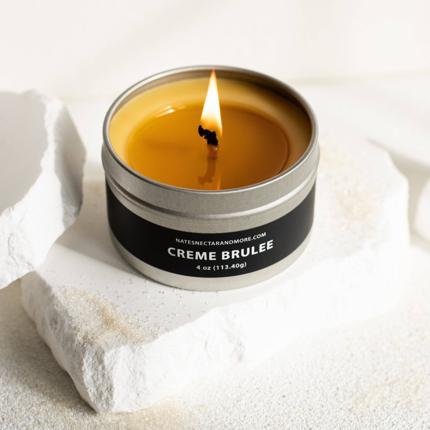 Creme Brulee Beeswax Candle