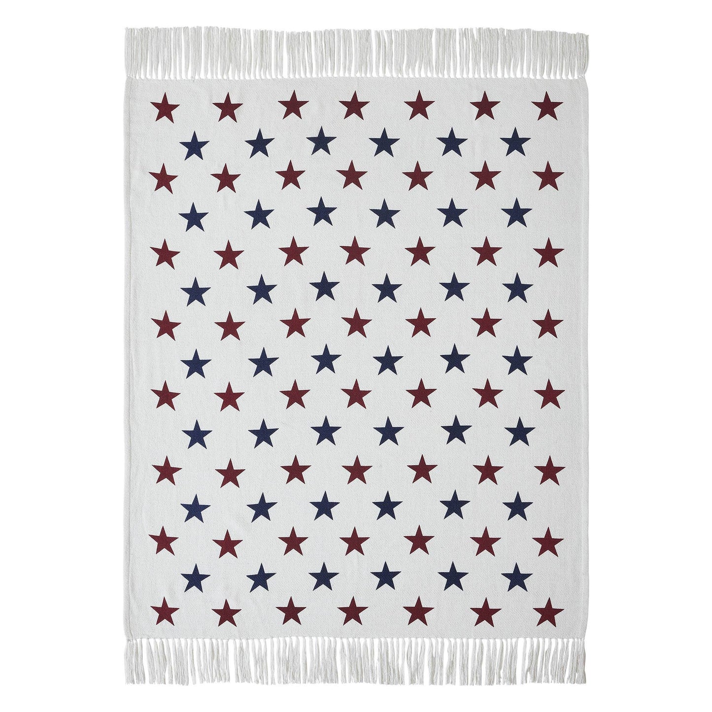 Americana Stars Woven Throw Blanket 50x60