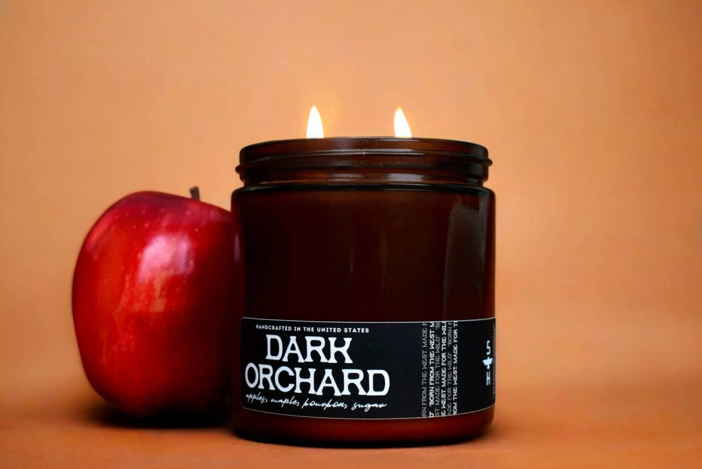 DARK ORCHARD - Apple &  Maple Bourbon Candle