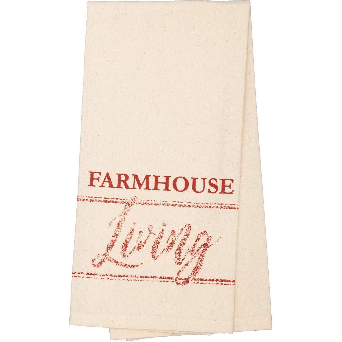 Unbleached Natural Tea Towel 19x28