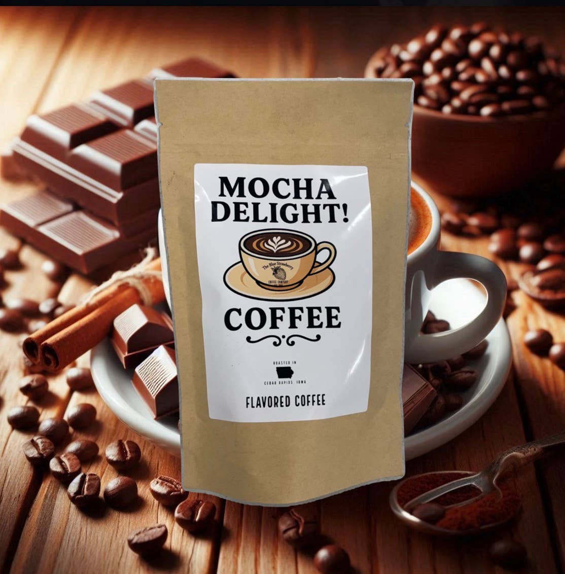 Mocha Delight! (Flavored Coffee): Ground / 4 oz