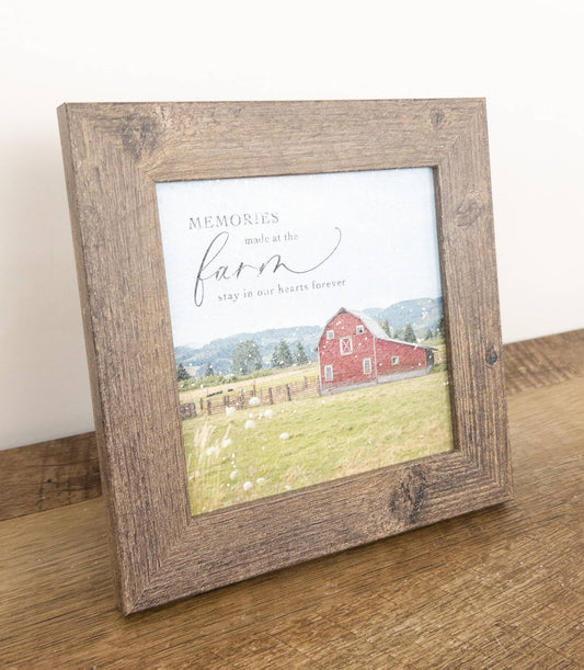 Memories Made On The Farm 8" x 8"