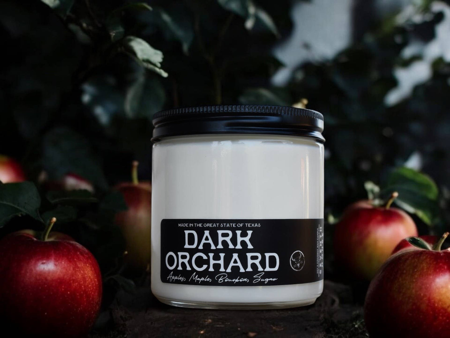 DARK ORCHARD - Apple &  Maple Bourbon Candle