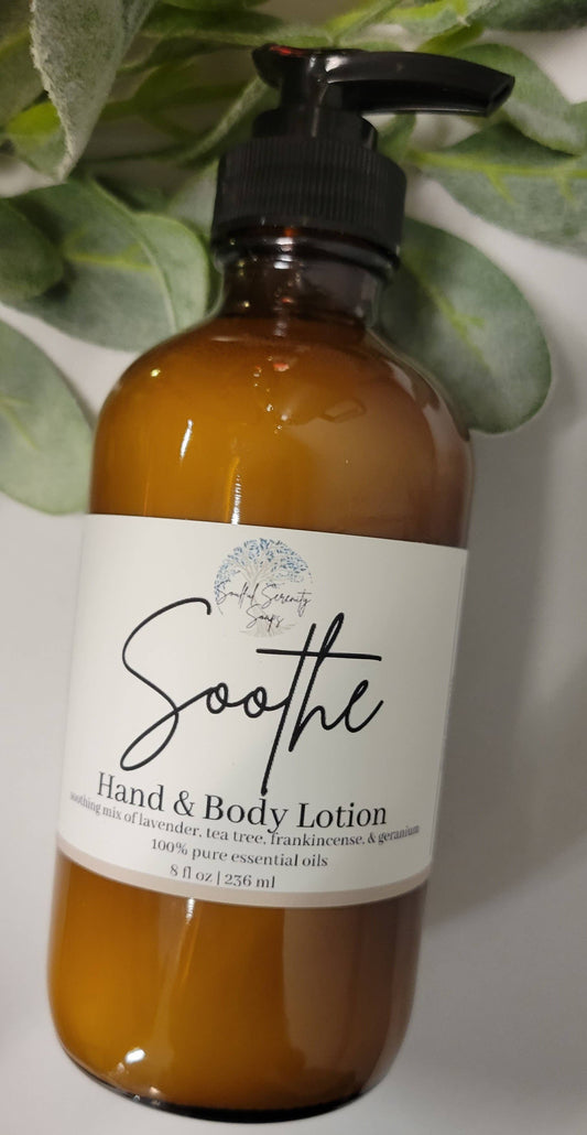 Bottled Lotion - Essential Oil Blends: Soothe