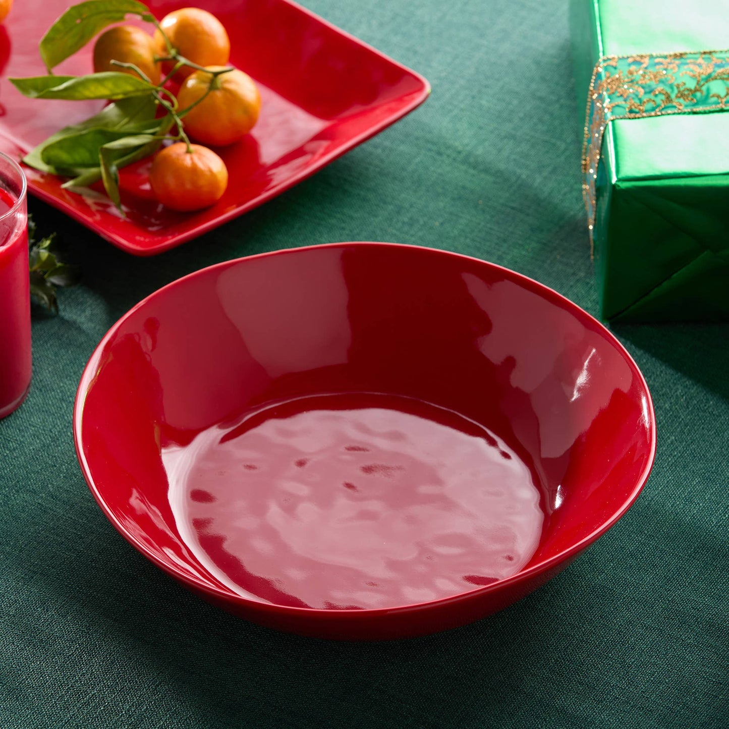 Berry Red Serving/Pasta Bowl  13in x 3in