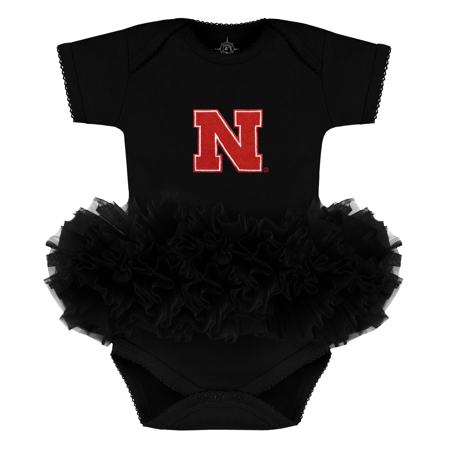 Cornhuskers Tutu Bodysuit: Red / 6-9 Months