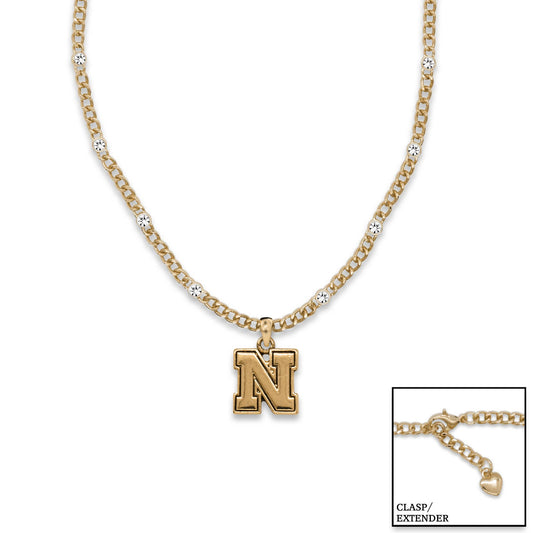 Nebraska Huskers Lydia Gold Necklace