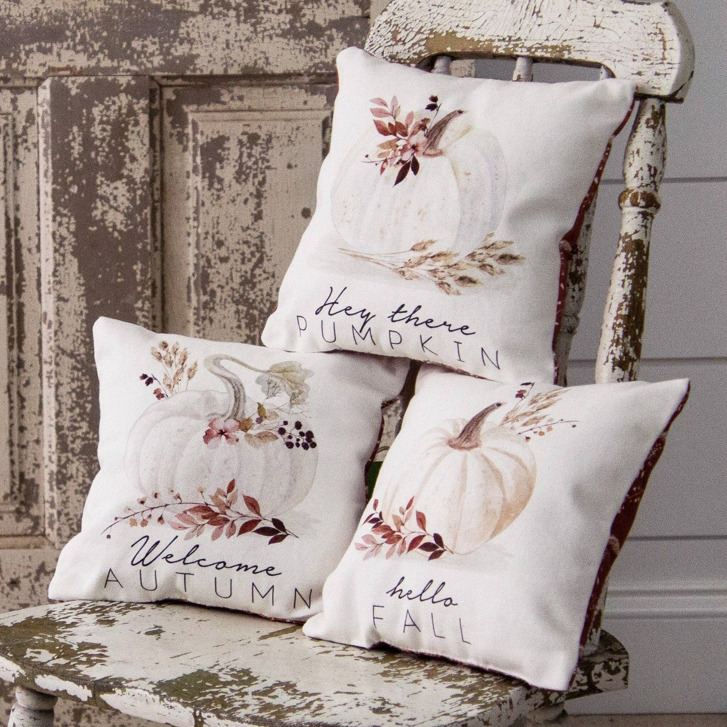 Pillows - Welcome Autumn, Hello Fall (Pk/03 Ast)