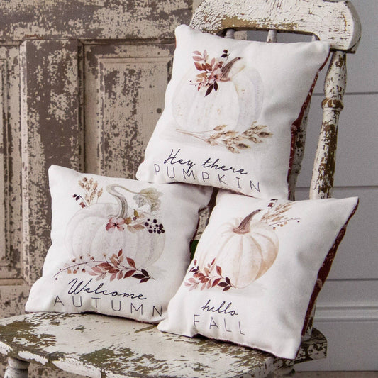 Pillows - Welcome Autumn, Hello Fall (Pk/03 Ast)