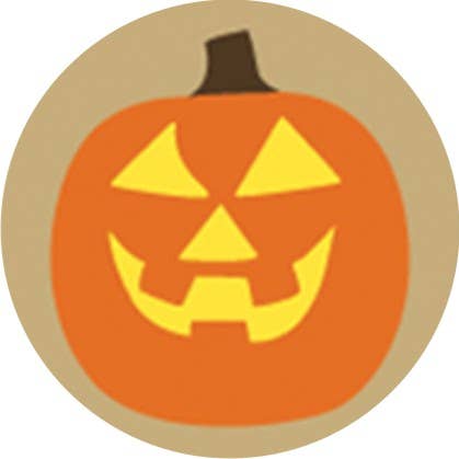 24" x 36" Rubber Doormat Interchangeable Insert: Pumpkin