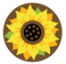 24" x 36" Rubber Doormat Interchangeable Insert: Sunflower