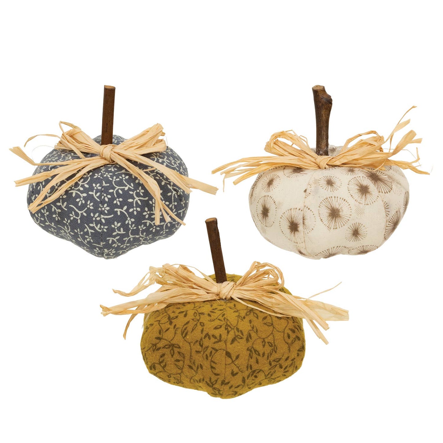 Fall Pattern Pumpkin - Set of 3
