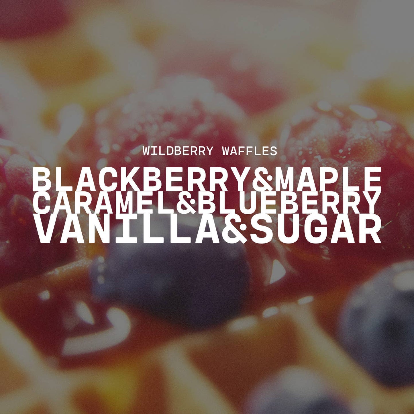 13 oz Mason Jar Candle: Wildberry Waffles