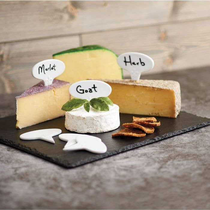 Maison Du Fromage Cheese Marker With Pen, 6-Piece Set