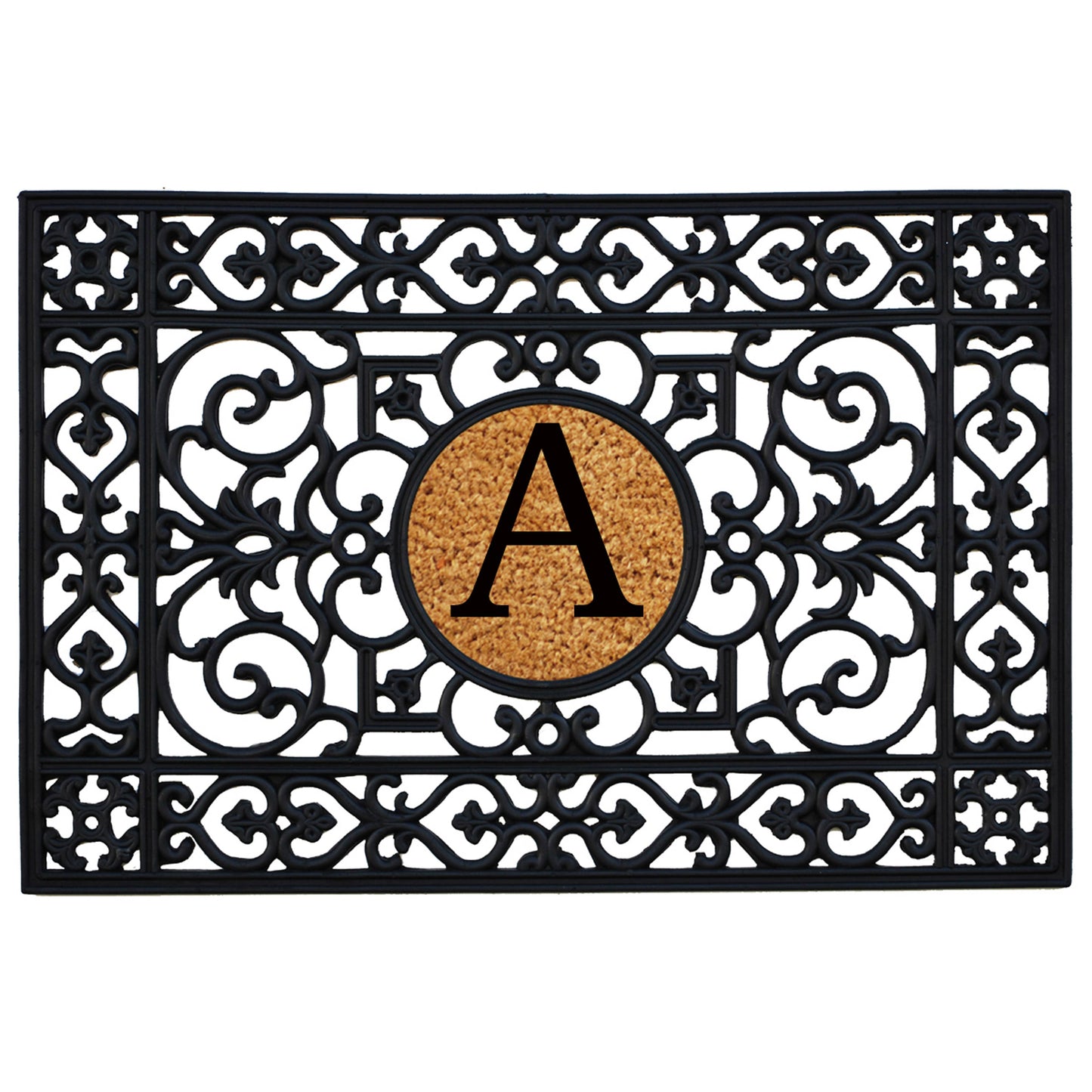 24" x 36" Rubber Doormat Interchangeable Insert: Snowflakes