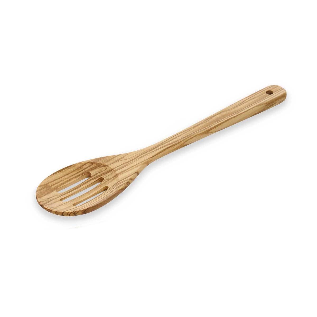 Fantes Italian Olivewood Slotted Spoon, 12 inch