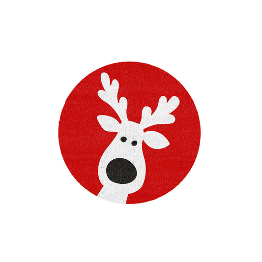 24" x 36" Rubber Doormat Interchangeable Insert: Reindeer