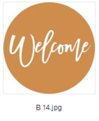24" x 36" Rubber Doormat Interchangeable Insert: Welcome
