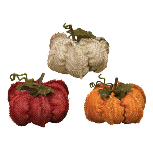 Small Fabric Pumpkin