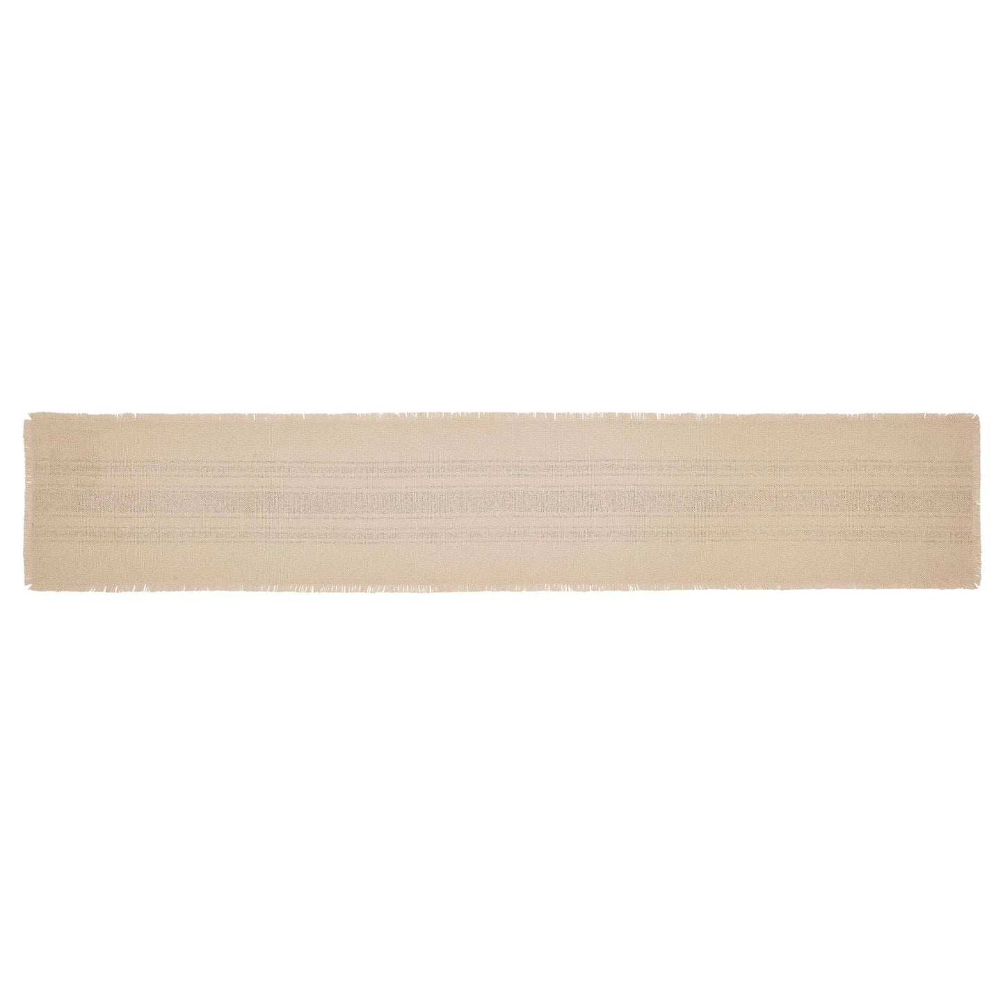 Burlap Red Stripe Runner 12x72