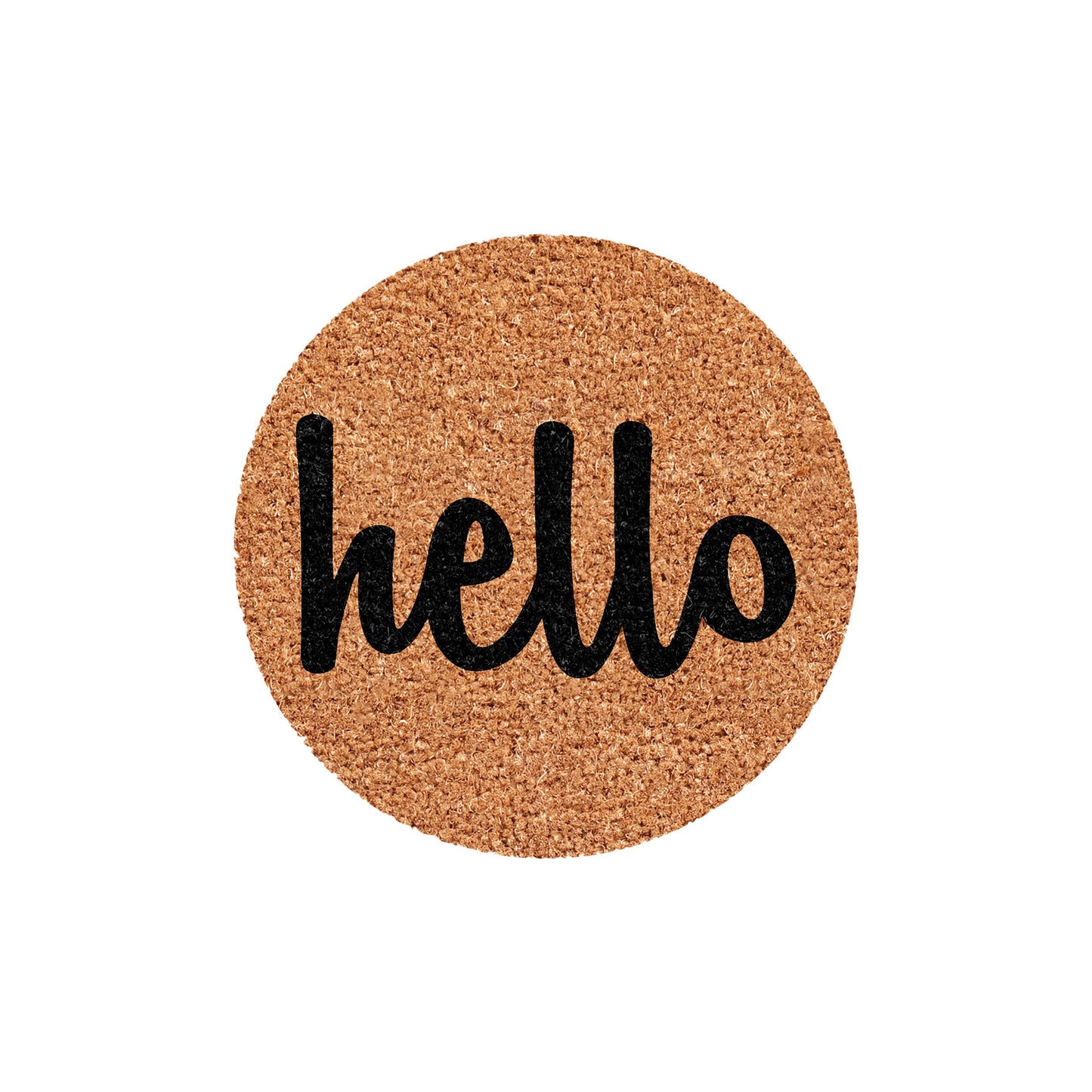 24" x 36" Rubber Doormat Interchangeable Insert: Hello