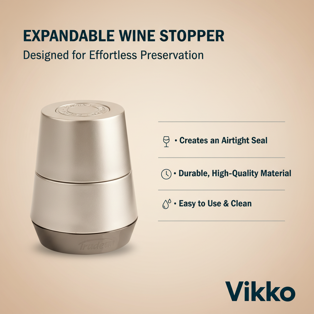 Trudeau - Expandable Wine Stopper